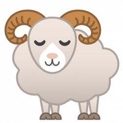 Ram Icon | Noto Emoji Animals Nature Iconset | Google
