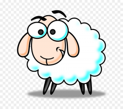 Sheep Cartoon clipart - Sheep, Nose, Smile, transparent clip art