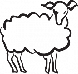 Stylized Lamb Drawing Clip Art at Clker.com - vector clip art online ...