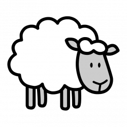 Sheep Clipart Png. Baby Sheep Silhouette Photo With Sheep Clipart ...