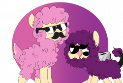Pink Sheep and Purpleshep by XxSunsetShimmer23xX on DeviantArt