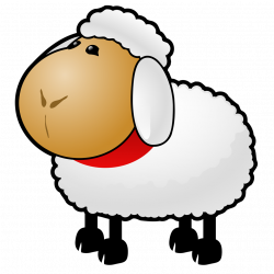 Sheep | Free Stock Photo | Illustration of a cartoon sheep | # 11270