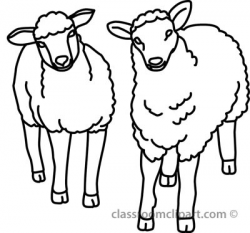 Sheep black and white lamb black and white clipart 2 - Clip ...