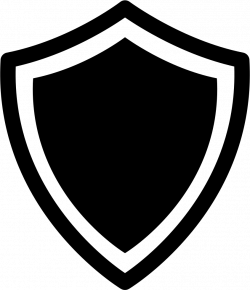 Shield Variant With White And Black Borders Svg Png Icon Free ...