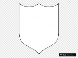 Blank Shield Clip art, Icon and SVG - SVG Clipart