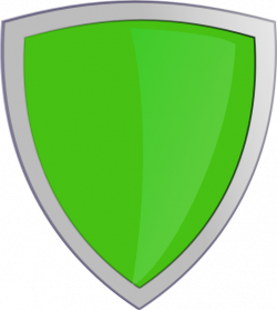 Green Shield With Light Reflex Clip Art at Clker.com - vector clip ...