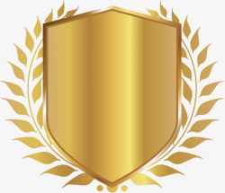 Golden Shield Badge, Shield Clipart, Fast, Shield PNG ...