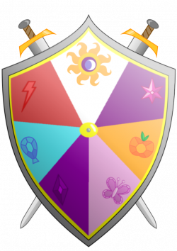 Knights of Harmony Shield and Arms II Colors by Fyre-Medi Needs more ...