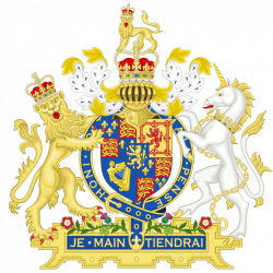 Coat of Arms of the Kingdom of England from 1694 to 1702 used by ...