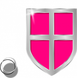 Pink Shield Clip Art at Clker.com - vector clip art online, royalty ...