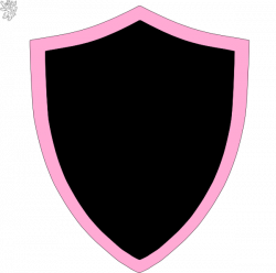 Pink And Black Shield Clip Art at Clker.com - vector clip art online ...