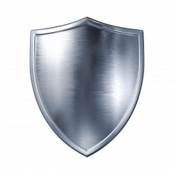 Plain Silver Shield transparent PNG - StickPNG