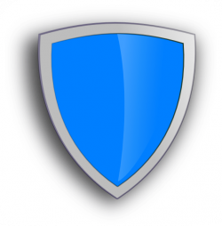 Blue Security Shield Clip Art at Clker.com - vector clip art online ...