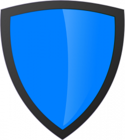 Blue Shield With Dark Edge Clip Art at Clker.com - vector clip art ...
