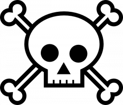 Skull And Crossbones Clip Art at Clker.com - vector clip art online ...