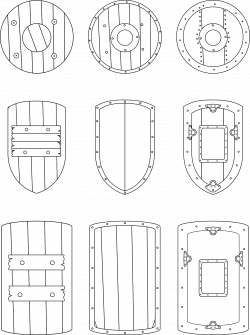 Clipart - Medieval Shields