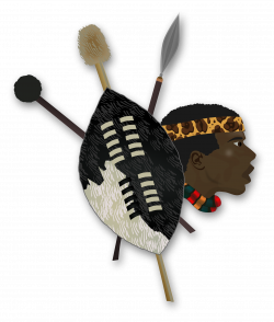Clipart - Zulu Warrior