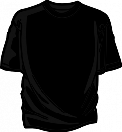 Black T-shirt Clip Art at Clker.com - vector clip art online ...