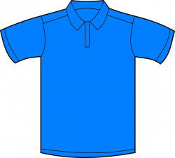 Polo Shirt Blue Front Clip Art at Clker.com - vector clip art online ...
