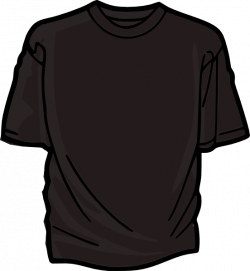 Black T-shirt Clip Art at Clker.com - vector clip art online ...