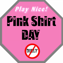 Pink Shirt Day - The Bullying Stops Here: Pink Shirt Day Logos