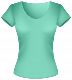 Female Green Shirt PNG Clipart - Best WEB Clipart