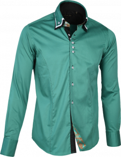 Dress Shirt Detachable collar Green PNG Image - PurePNG | Free ...