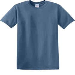 pauls blowouts indigo Men's 100% Cotton T-Shirts Gildan 5000