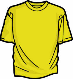 Yellow T-shirt Clip Art at Clker.com - vector clip art online ...