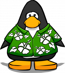 Image - Hawaiian Shirt on a Player Card.png | Club Penguin Wiki ...