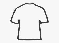Tshirt Clipart Shirt Outline - Tee Shirt Outline Png #98501 ...