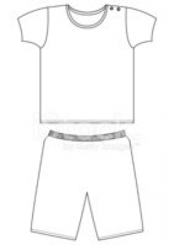 T Shirt & Shorts Template Set stock vectors - Clipart.me