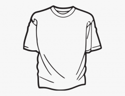 366ra - T-shirt - Clothes Clipart Black And White #98643 ...