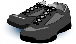 Black Tennis Shoes Clip Art at Clker.com - vector clip art online ...