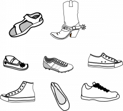 Free Outline Of Shoe, Download Free Clip Art, Free Clip Art on ...