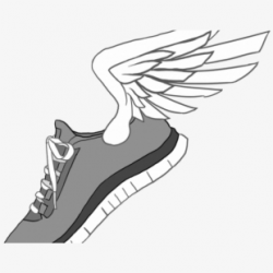 Nike Clipart Sport Shoe - Nike Shoes Easy Drawing #1836952 ...