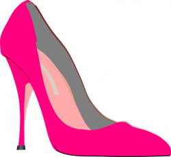 pink high heel shoes clipart - Clipground