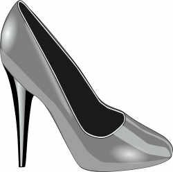 Clipart - Silver shoe