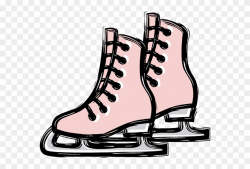 Ice - Ice Skating Shoes Cartoon Clipart (#42416) - PinClipart