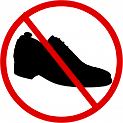 Shoes Off Clipart (14+)