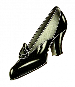 Vintage Shoes For Women Clipart