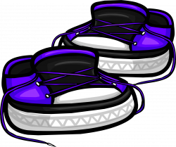 Untied Violet Sneakers | Club Penguin Wiki | FANDOM powered by Wikia