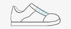 How To Draw Shoe - Draw A Tennis Shoe #1413793 - Free ...