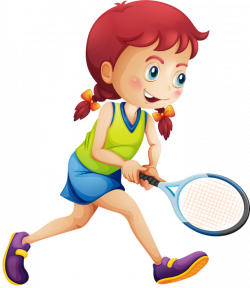 Tennis Girl Racket Illustration - Girl playing tennis 693*800 ...