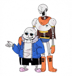 Sans and Pap by DopeDerp on DeviantArt