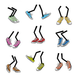 Walking shoes clipart » Clipart Station