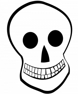 28+ Collection of Halloween Skeleton Head Clipart | High quality ...