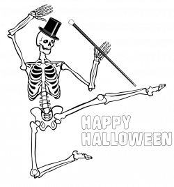 Skeleton | Free Stock Photo | Illustration of a dancing skeleton ...
