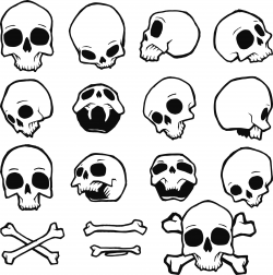 WIP) skull doodle set | project in 2019 | Doodle art, Tattoo ...