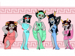Homestuck trolls as the muses from Hercules by Divergent-Shark on ...